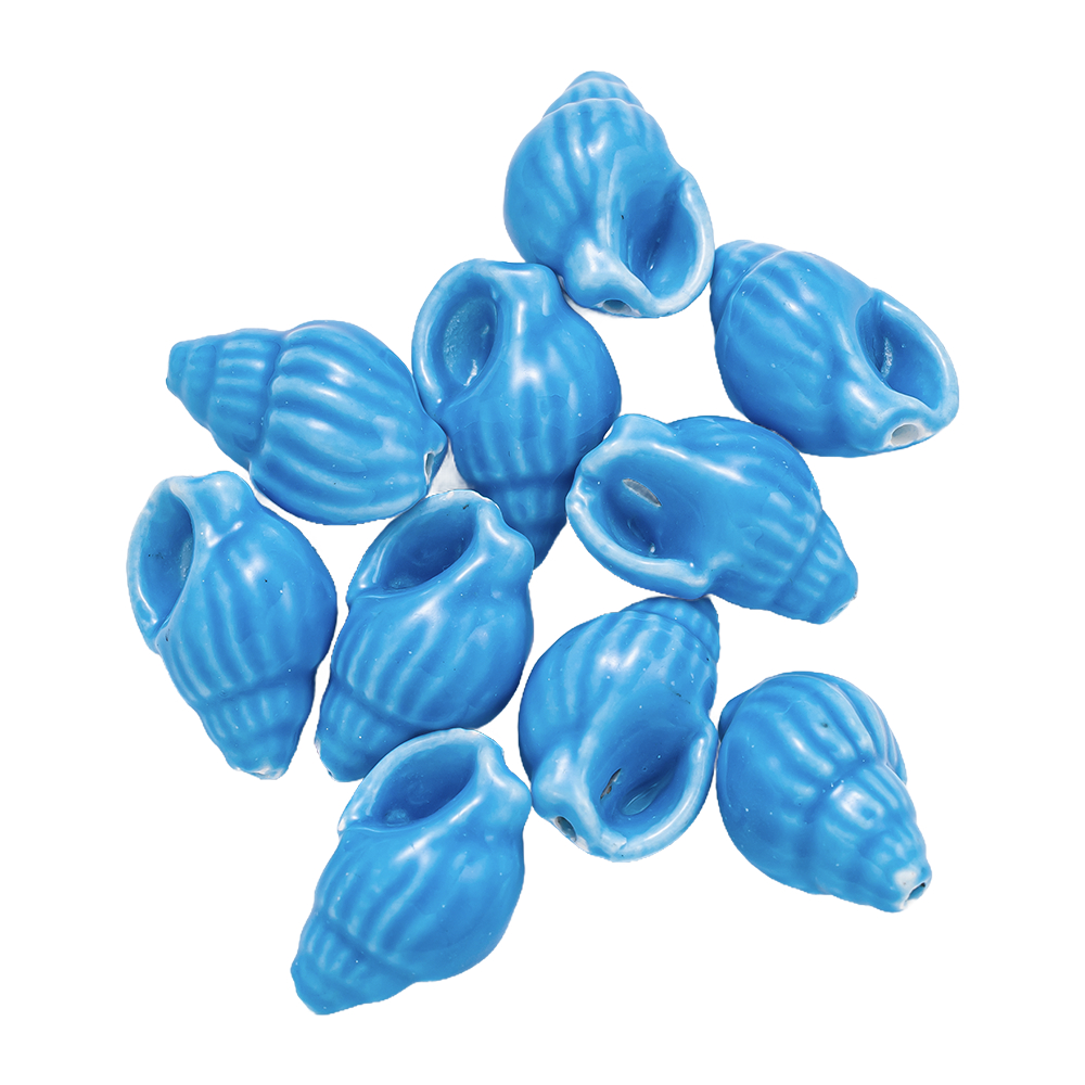 10Pcs Shell Sea Conch Ceramic  - Art Craft Accessories 评论和价格