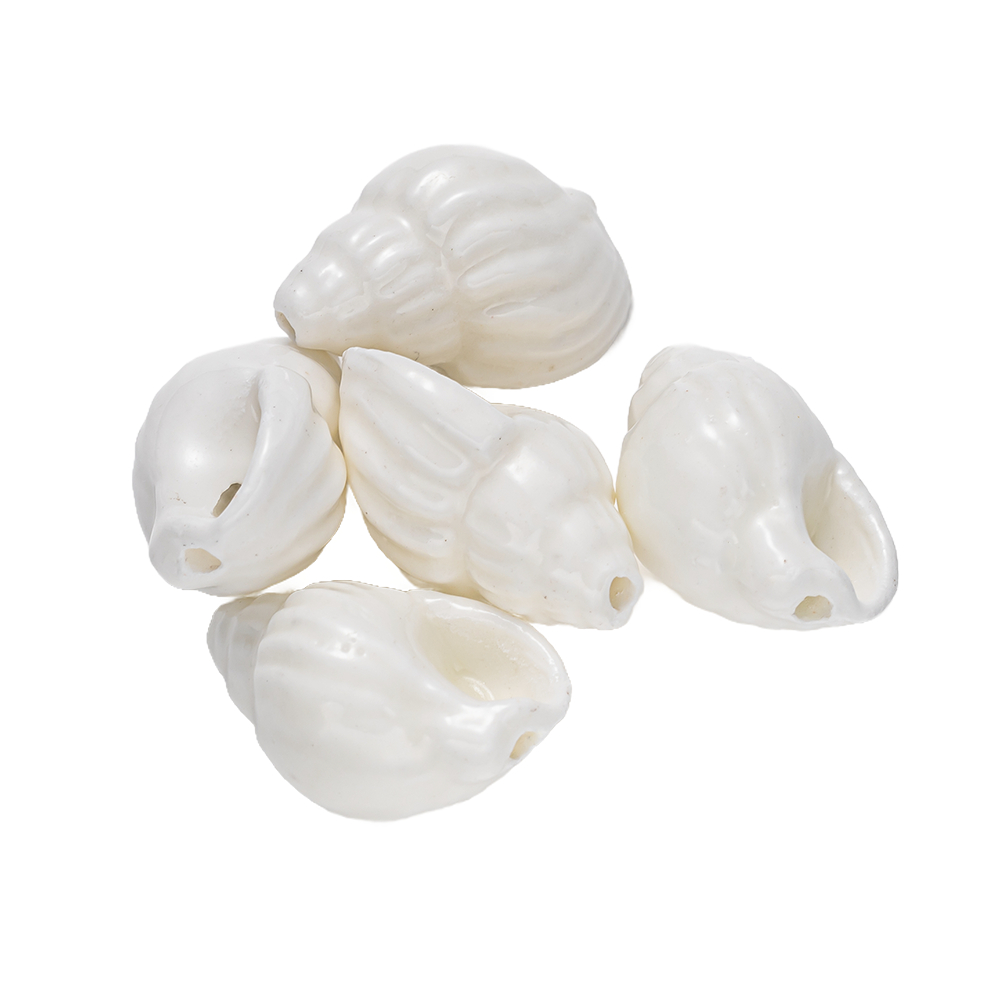 10Pcs Shell Sea Conch Ceramic  - Art Craft Accessories 评论和价格