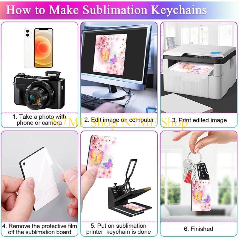N7MF 80 Pcs Sublimation Blank  - Art Craft Description 评论和价格