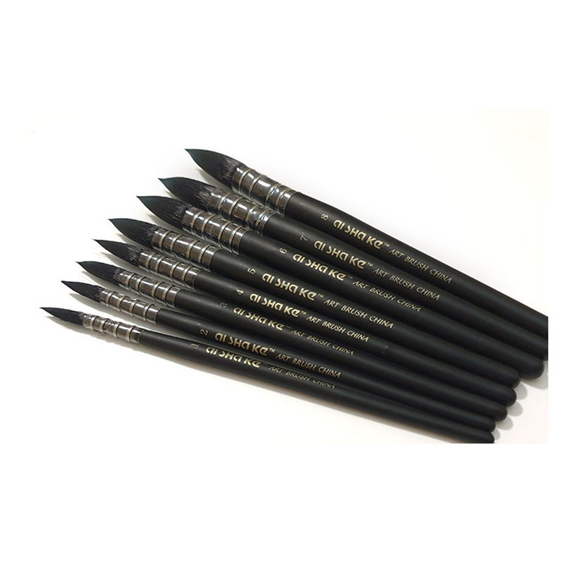 1pc Mop Watercolor Paint Brush - Gouache Paint Set 评论和价格