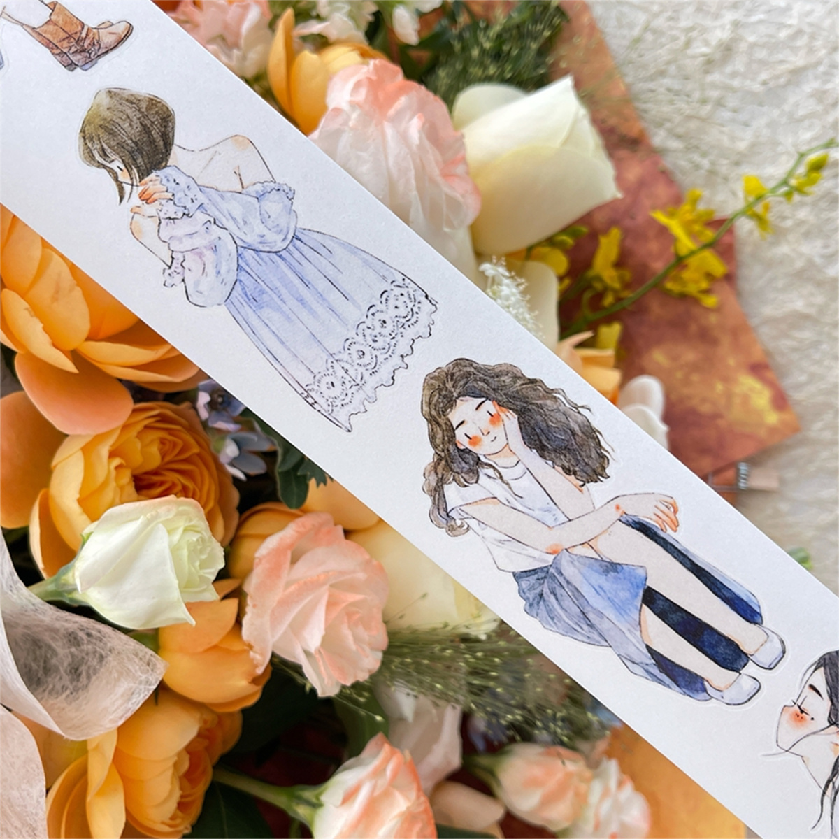 DingDing Studio Vintage Waitin - Washi Tape Rolls 评论和价格