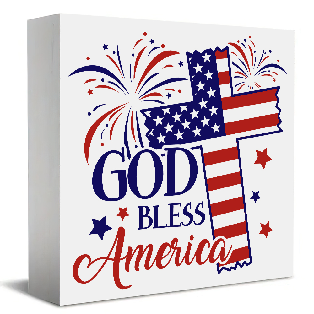 One Independence Day God Bless - Art And Craft Independence Day 评论和价格