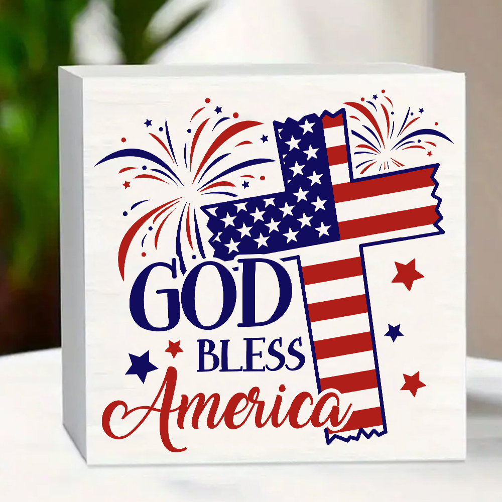 One Independence Day God Bless - Art And Craft Independence Day 评论和价格