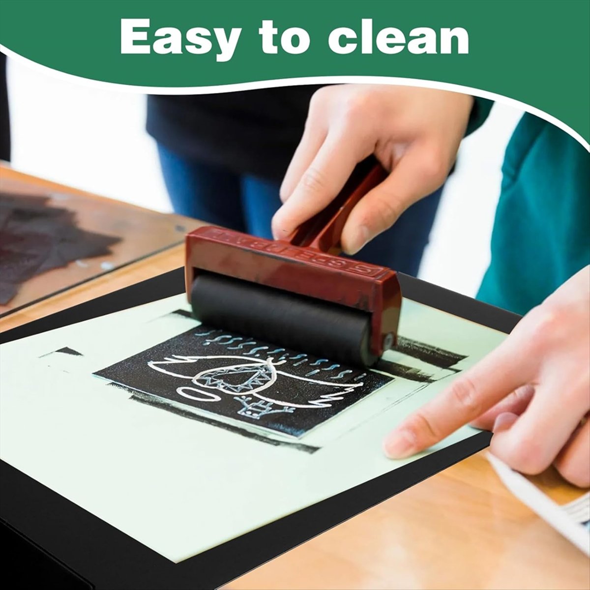 3 Pcs Bench Hook and Inking Pl - Linocut Carving Tool 评论和价格