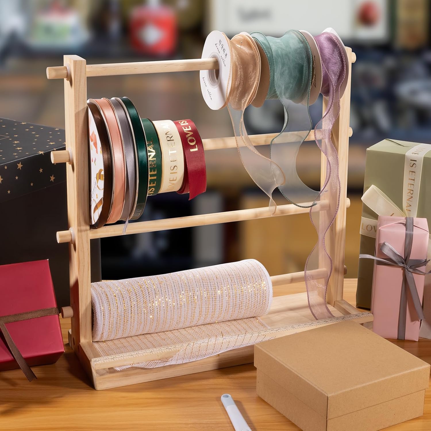 Ribbon Storage Rack Spool Hold - Washi Tape Rolls 评论和价格