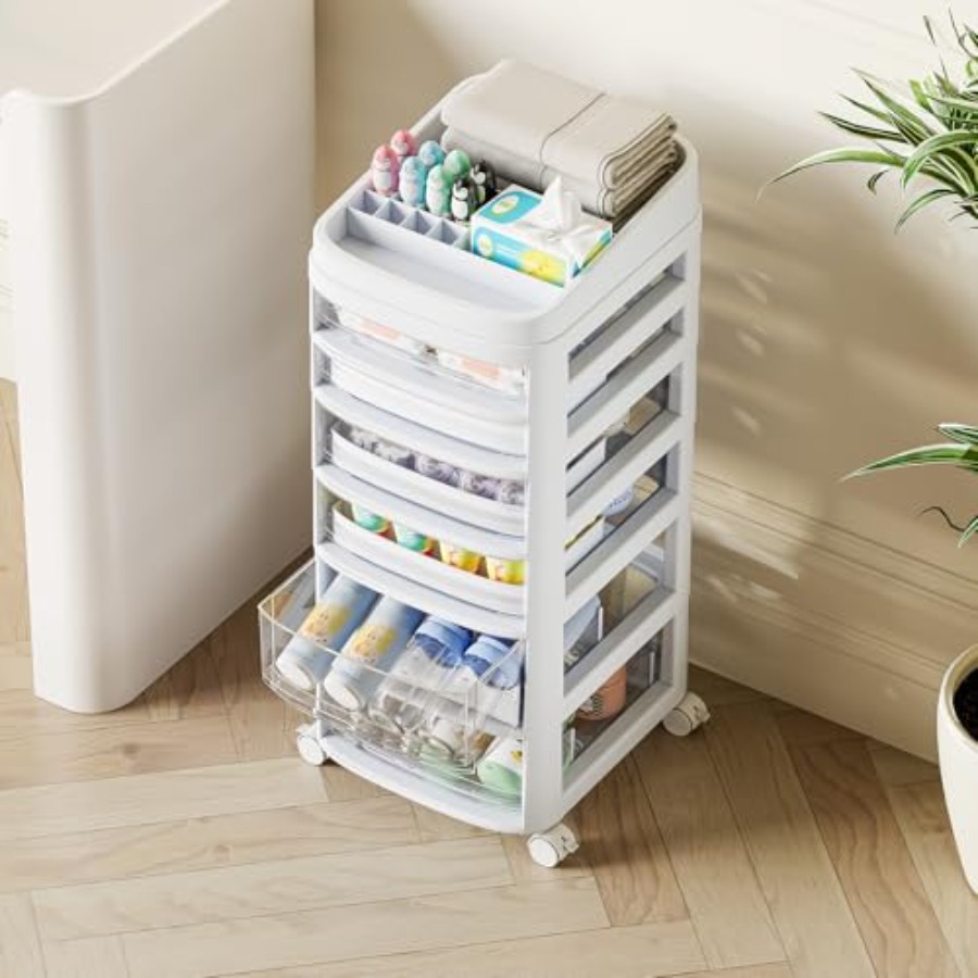 Rolling Cart with 6 Drawers Cl - Art Craft And 评论和价格