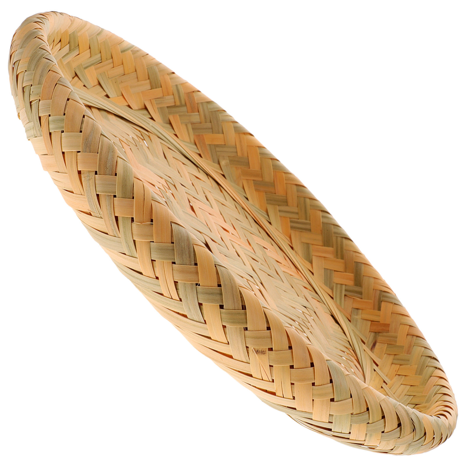 Bamboo Basket Tray Bread Candy - Artwork Craft 评论和价格
