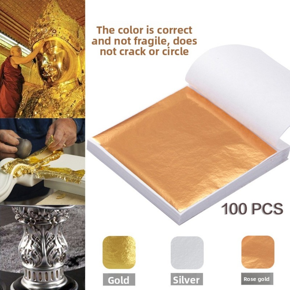 100sheets Gold Foil Papers Gol - Art Craft Easy With Paper 评论和价格