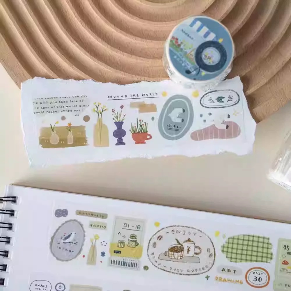 Orange Studio Vintage Retro No - Washi Tape Rolls 评论和价格