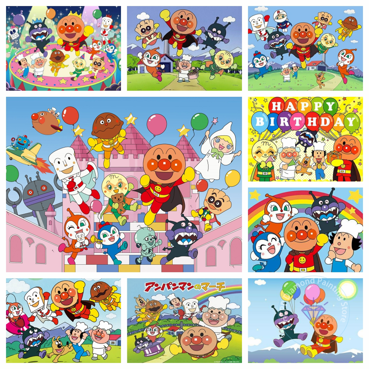 Anpanman Diamond Painting Kit  - Art Craft Gifts For Adults 评论和价格