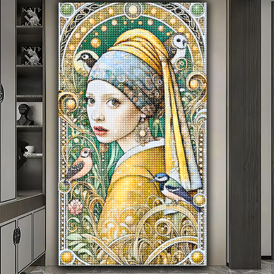 Amazing Pearl Woman 5D DIY Ful - Art Craft Easy With Paper 评论和价格