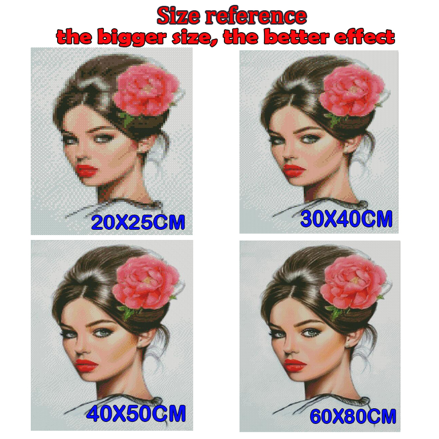 Amazing Pearl Woman 5D DIY Ful - Art Craft Easy With Paper 评论和价格