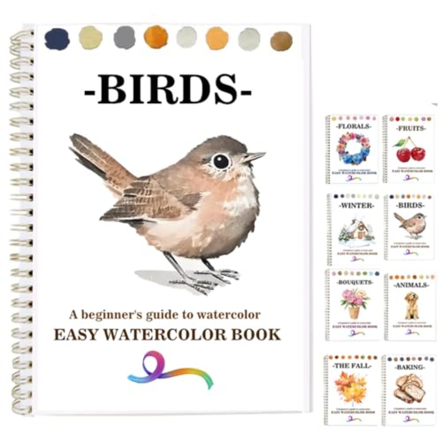 Watercolor Workbooks Coloring  - Art Craft Easy With Paper 评论和价格