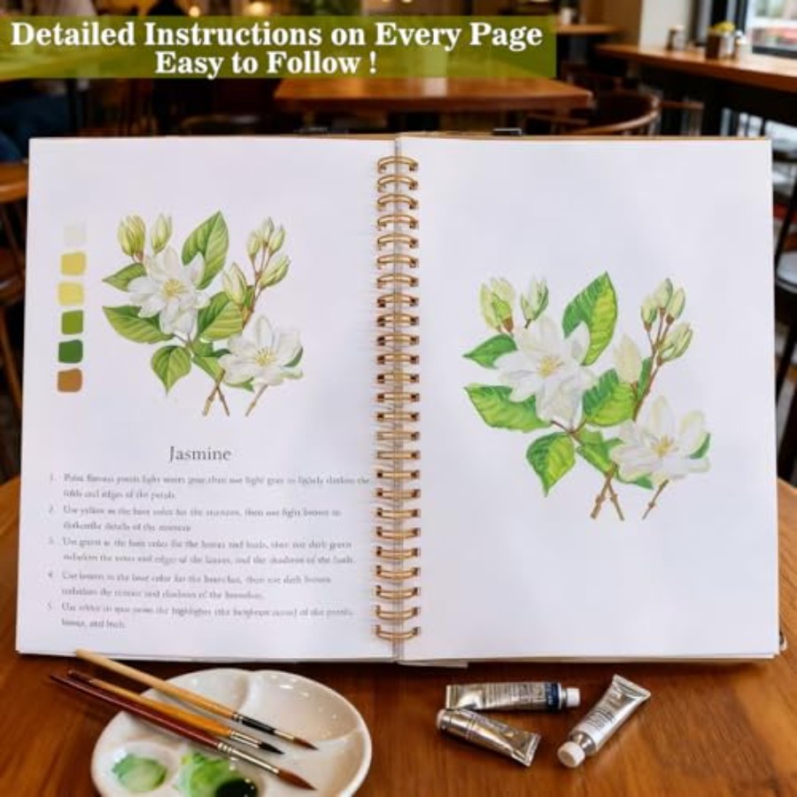 Watercolor Workbooks Coloring  - Art Craft Easy With Paper 评论和价格