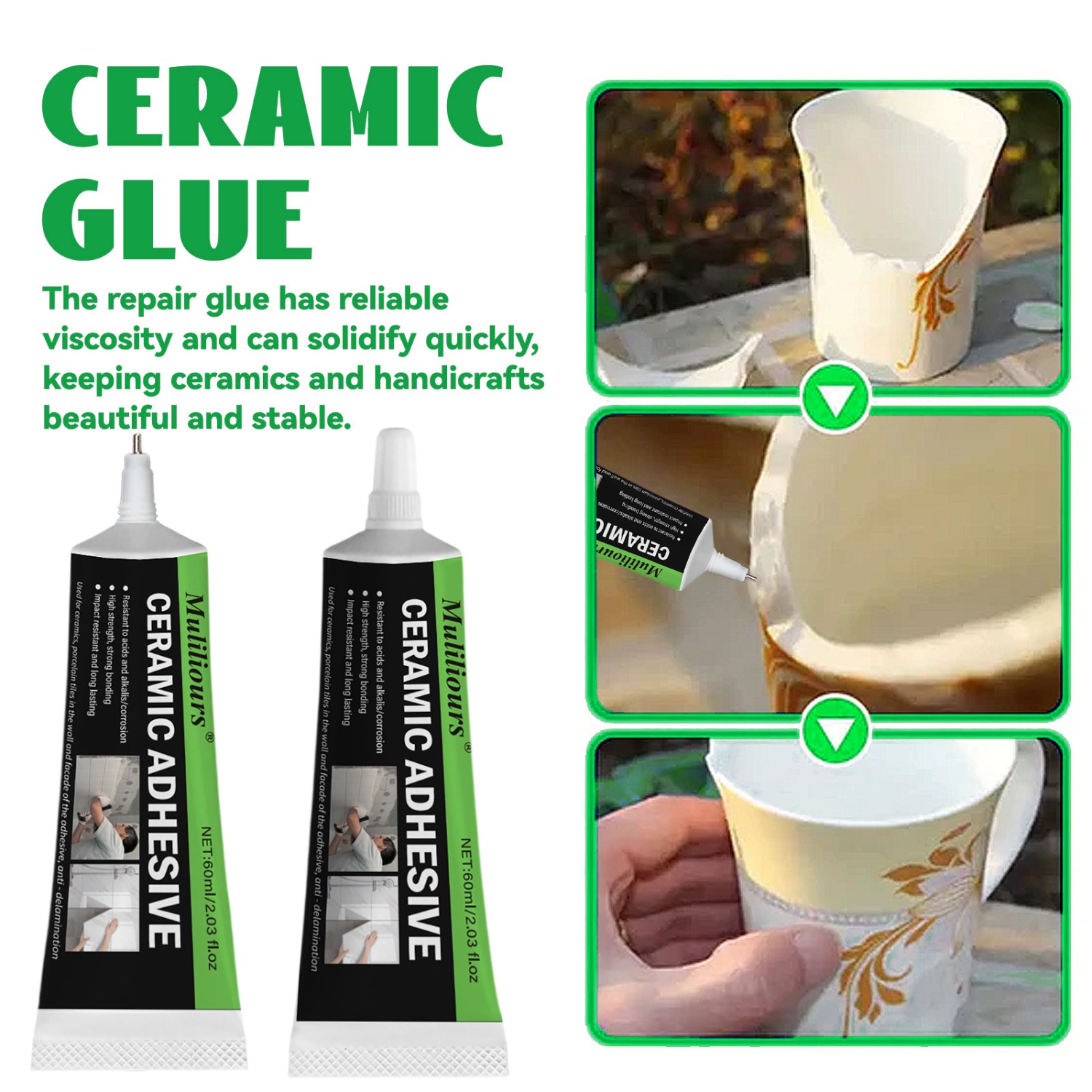 Ceramic Repair Glue Ultra-Stro - Art Craft Cup 评论和价格
