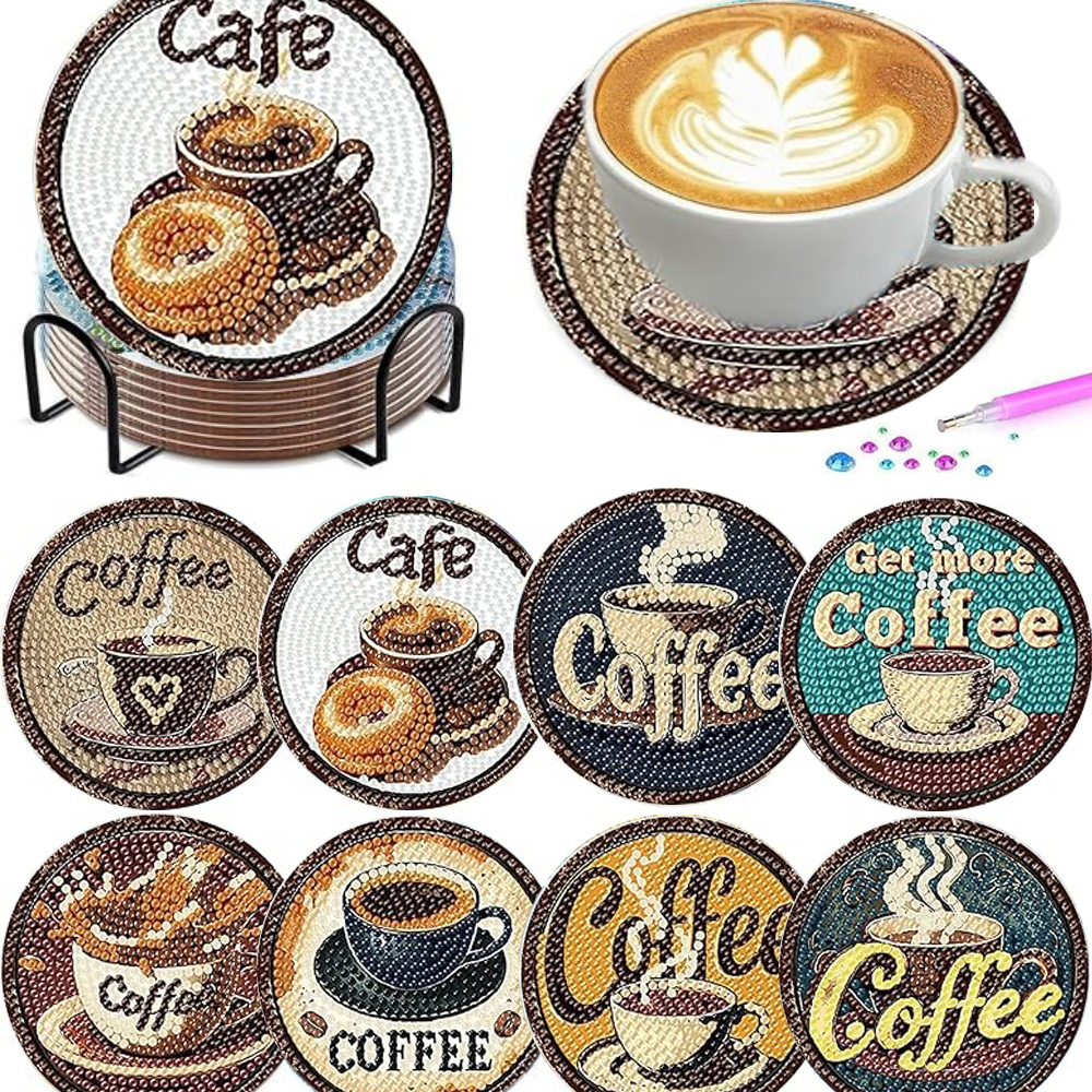 8 pieces/set of diamond painte - Art Craft Things 评论和价格