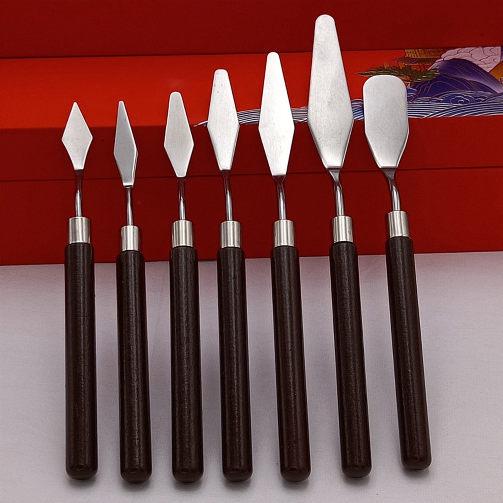 5pcs Art Oil Painting Scraper  - Gouache Paint Set 评论和价格