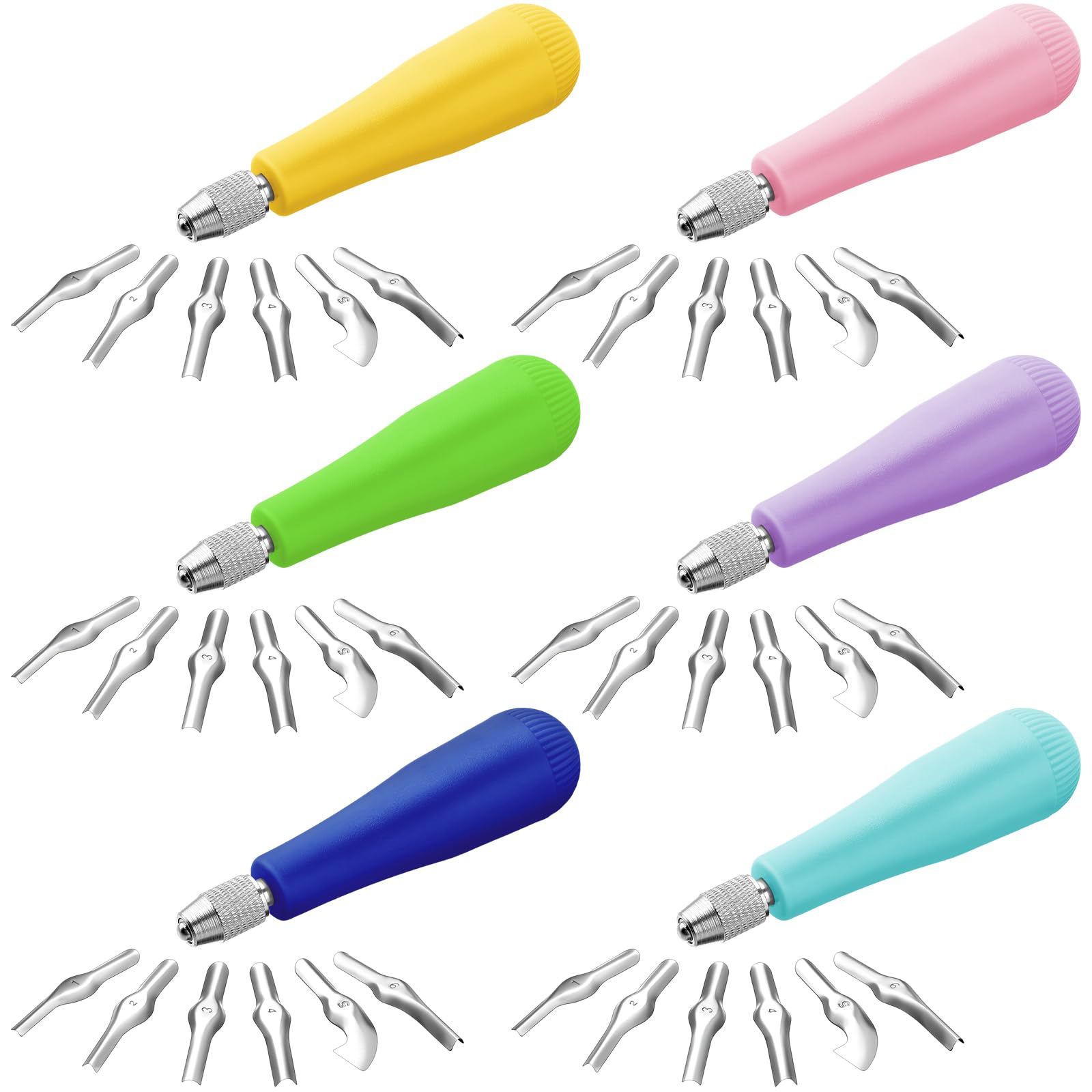 Craft Linoleum Cutter Kit Carv - Linocut Carving Tool 评论和价格