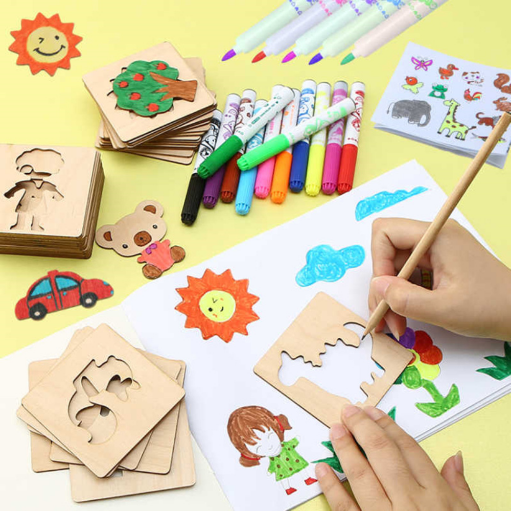Montessori Kids Toys Drawing T - Art Craft Toddler 评论和价格