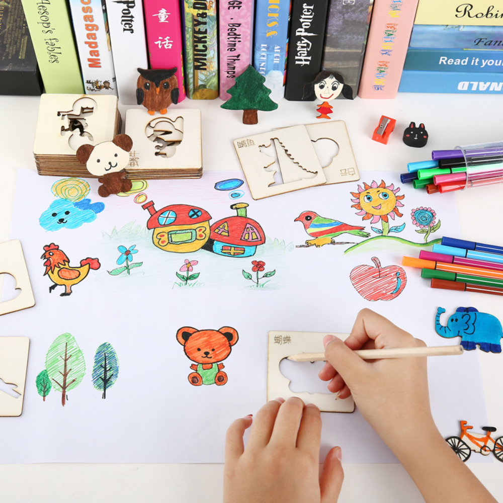 Montessori Kids Toys Drawing T - Art Craft Toddler 评论和价格