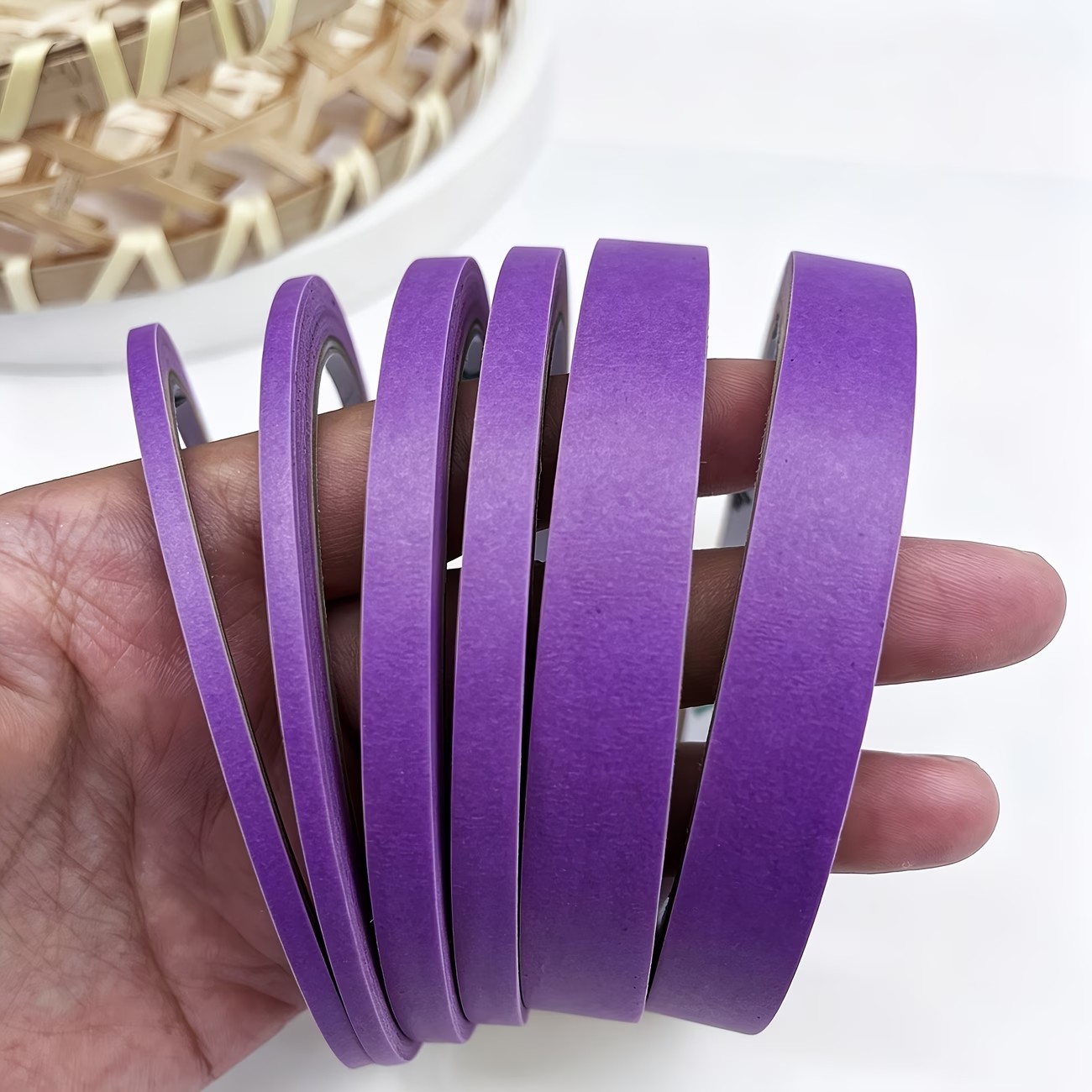 3/6 Rolls Purple Masking Washi - Washi Tape Rolls 评论和价格