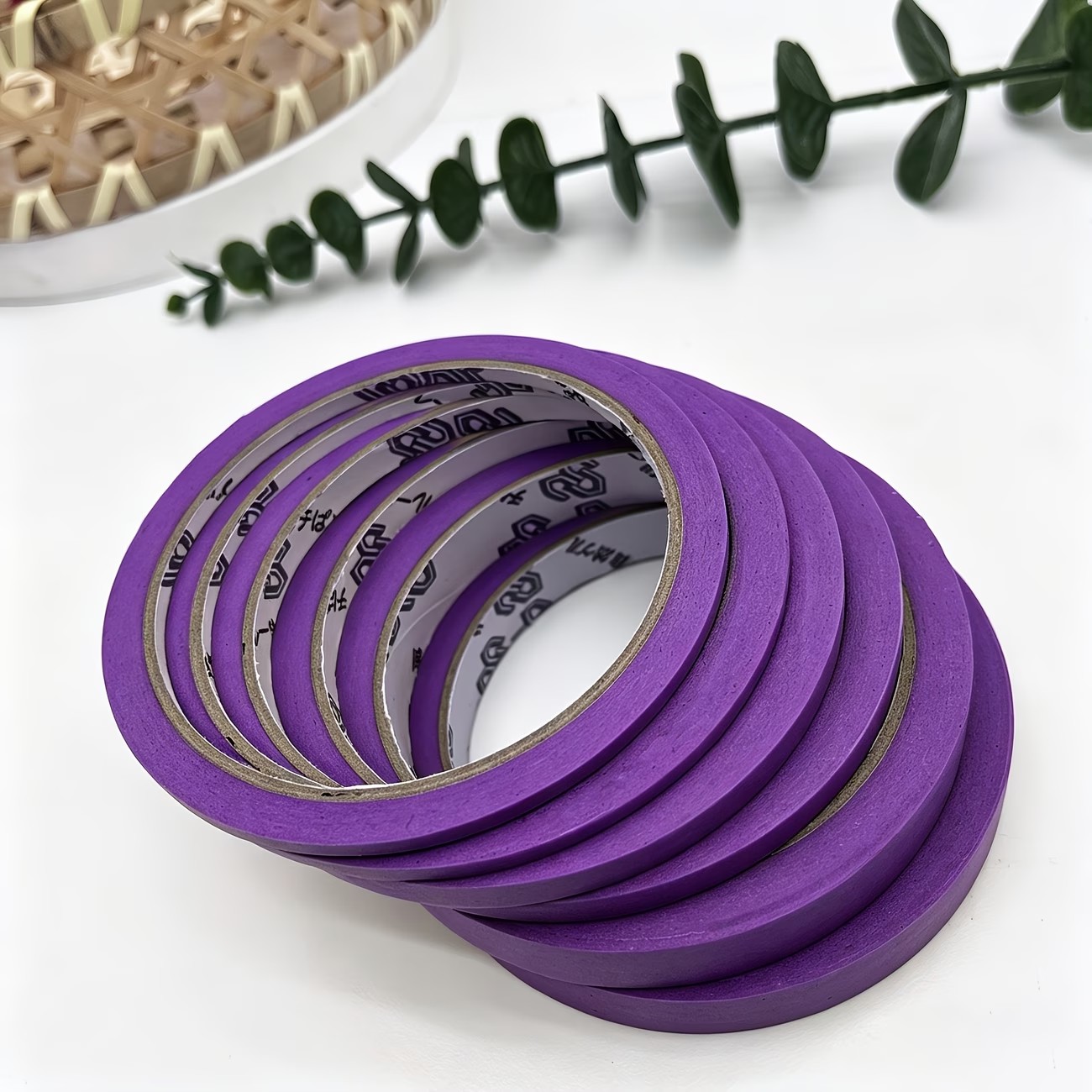 3/6 Rolls Purple Masking Washi - Washi Tape Rolls 评论和价格