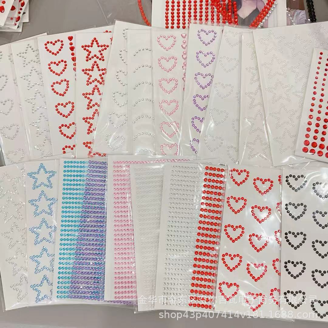 Self Adhesive Diamond Star Hea - Art Craft And 评论和价格