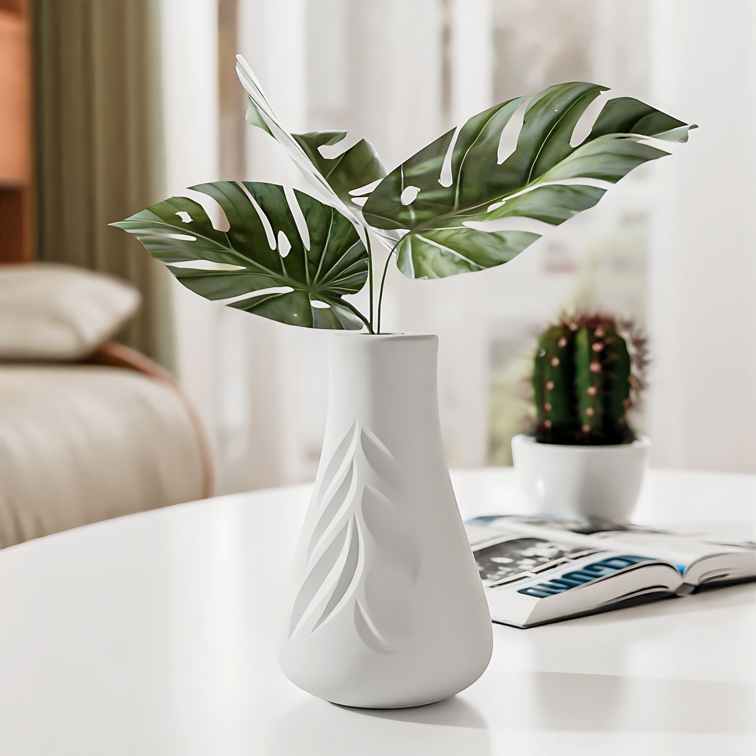 Leaf Texture Vase Silicone Mol - Art Craft Leaves 评论和价格