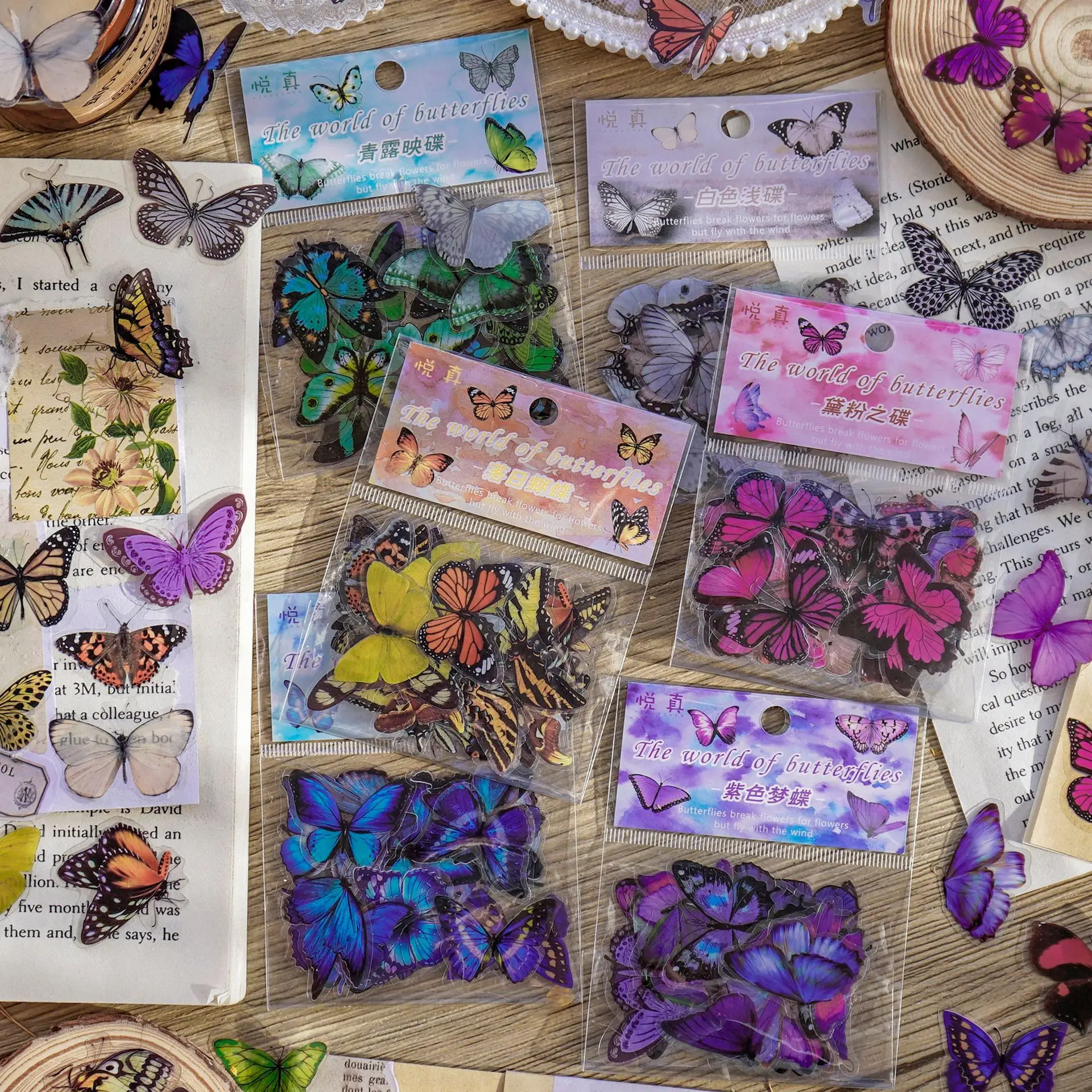 Journamm 40pcs/pack Butterfly  - Art Craft For 3 Year Old 评论和价格
