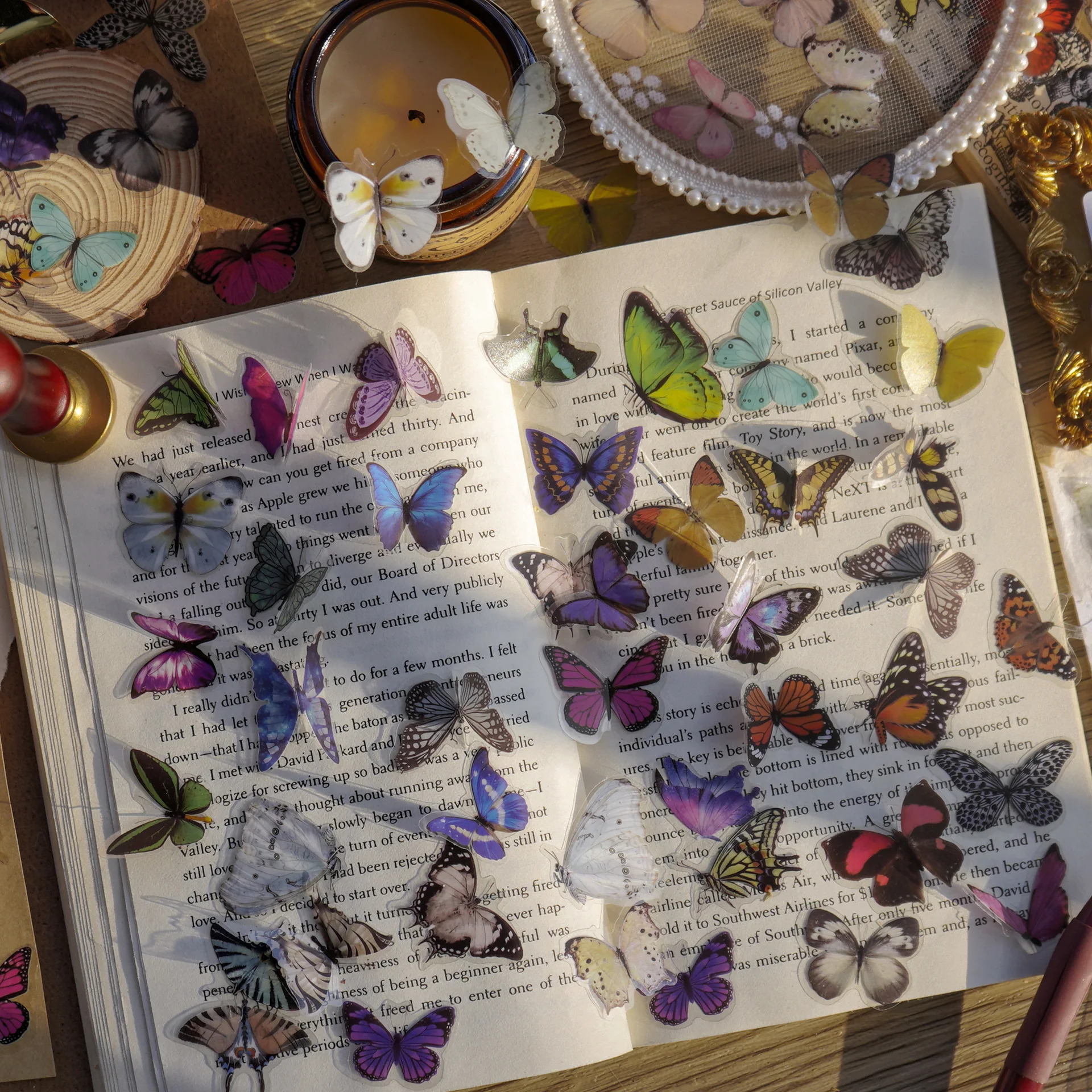 Journamm 40pcs/pack Butterfly  - Art Craft For 3 Year Old 评论和价格