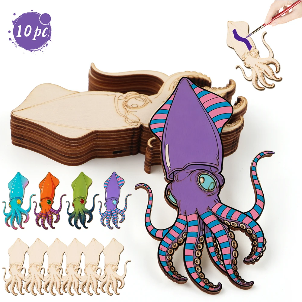 10pcs/set Unfinished Wood Craf - Art Craft And 评论和价格
