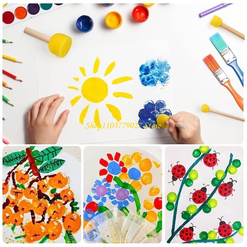 C4DF Paint Sponges Round Spong - Art Craft Description 评论和价格