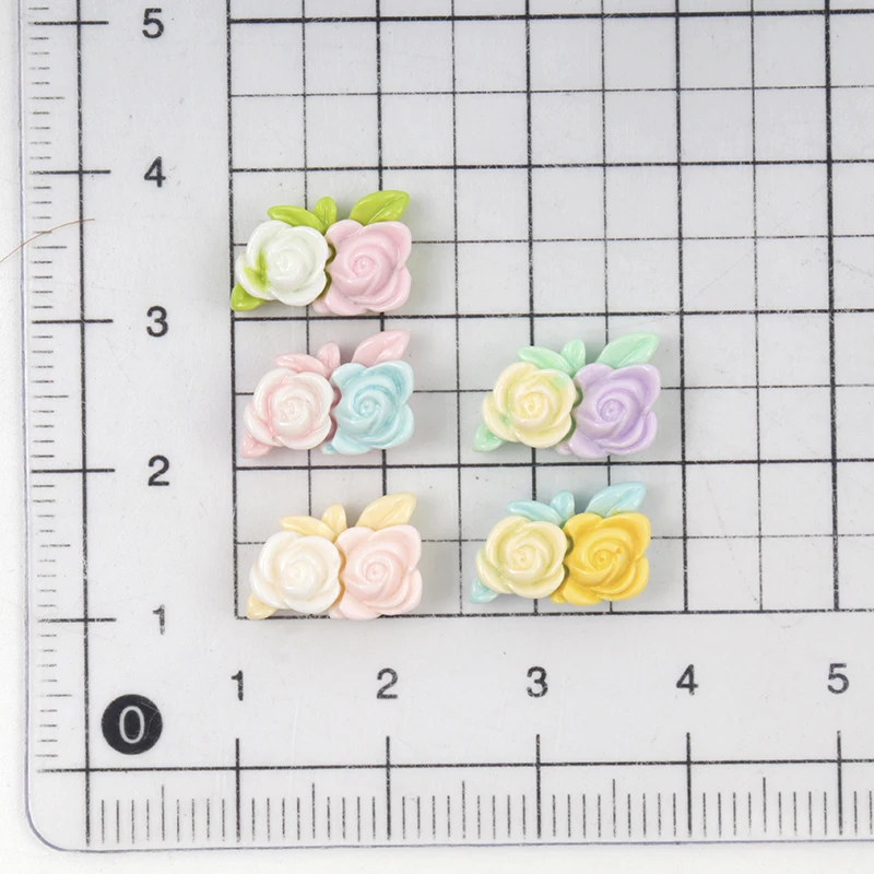 30/300pcs Mini Flowers Resin P - Art Craft Toddler 评论和价格