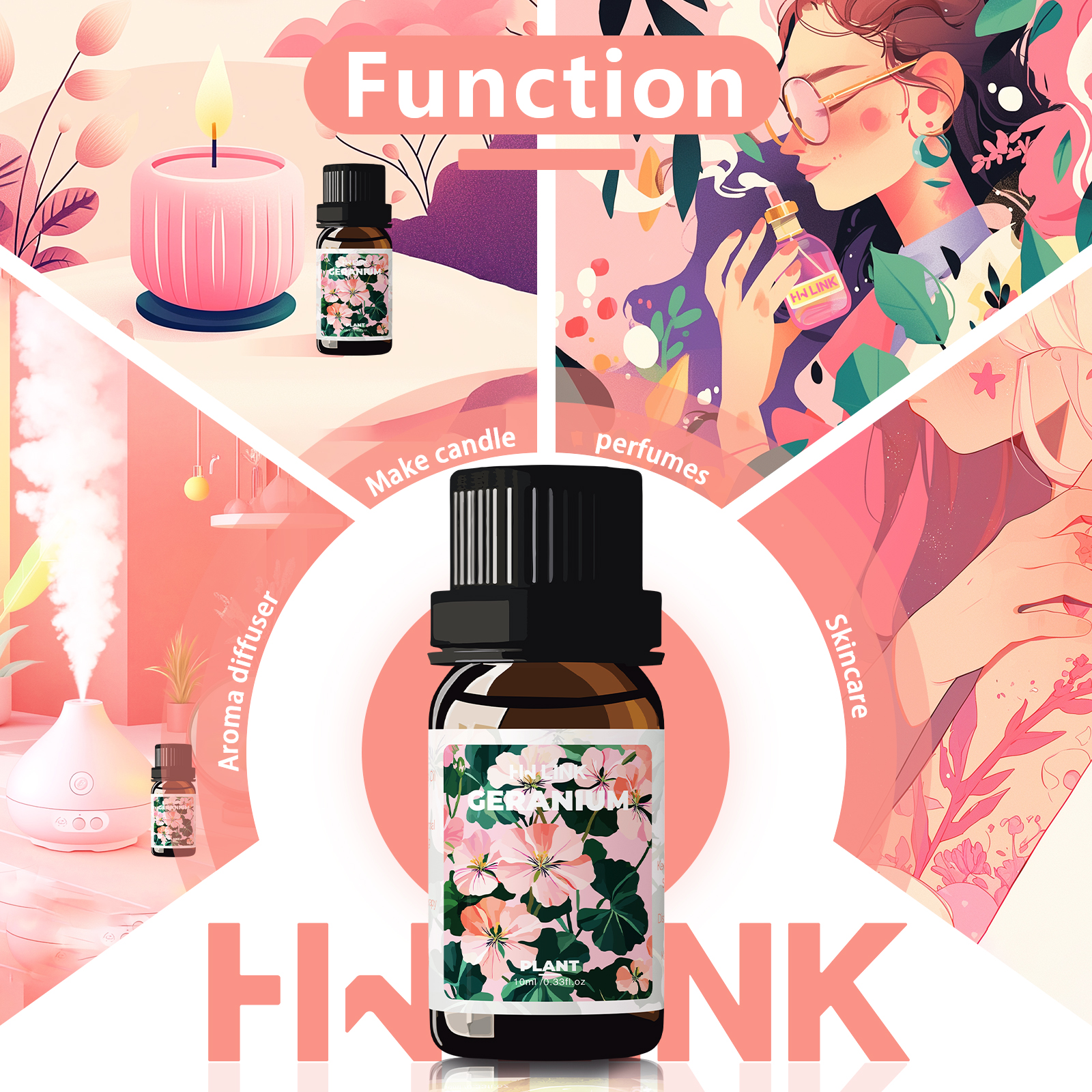 Geranium Essential Oil 10ml 10 - Art Craft Things 评论和价格