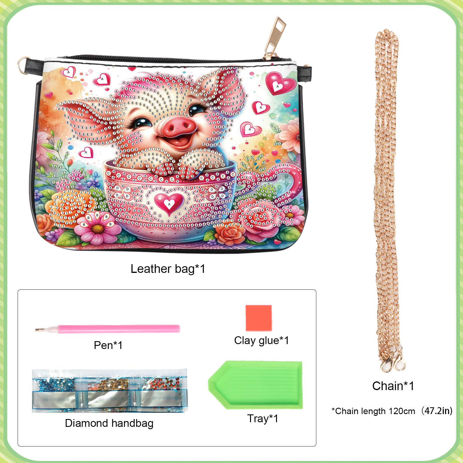 Diamond Art Painting bag Kits  - Art Craft Gifts For Adults 评论和价格