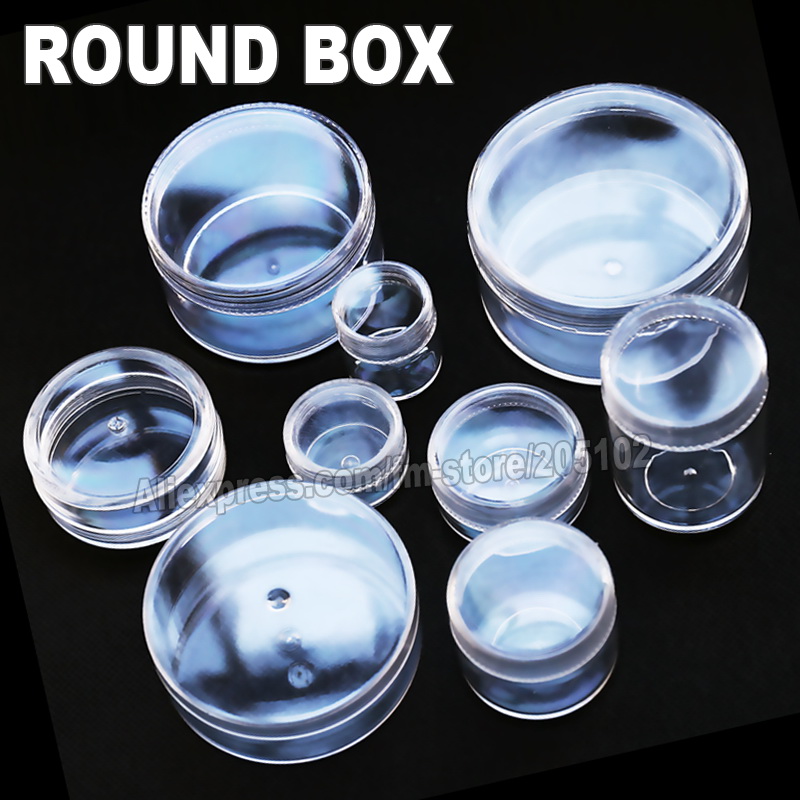 Many Sizes Clear Round Box Pla - Art Craft Description 评论和价格