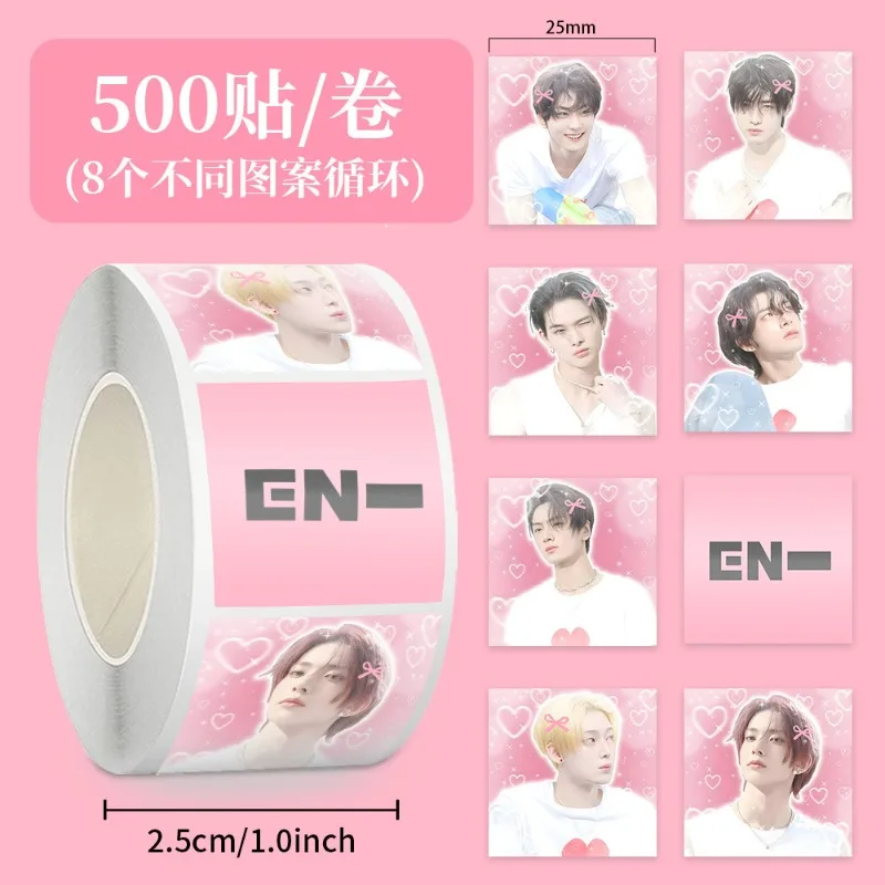 500Pcs ENHYPENS Polaroid & ID  - Washi Tape Rolls 评论和价格