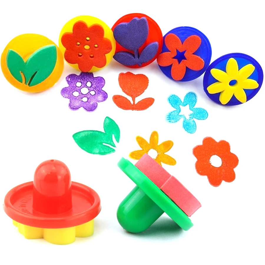 6pcs/set Flower Leaf Painting  - Art Craft Leaves 评论和价格