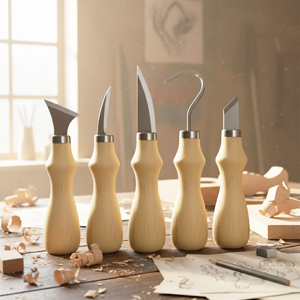 5pc Wood Carving Tools Set Oak - Art Craft Tools 评论和价格