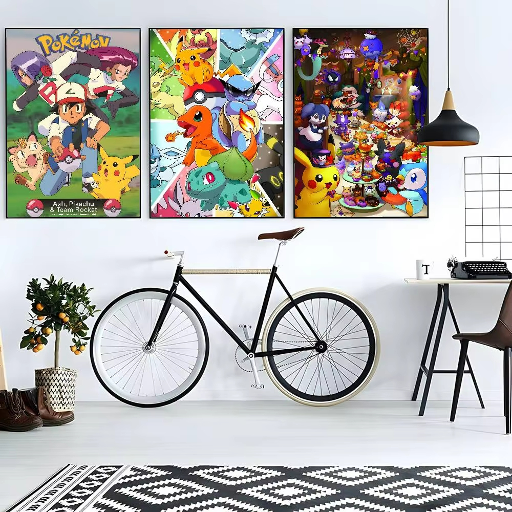 1pc frameless Cartoon Pokemon  - Art Craft Things 评论和价格