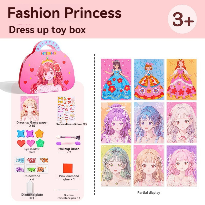 3 in 1 Princess Makeup Kit DIY - Art Craft For 3 Year Old 评论和价格