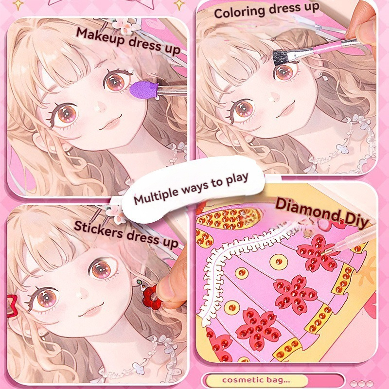 3 in 1 Princess Makeup Kit DIY - Art Craft For 3 Year Old 评论和价格
