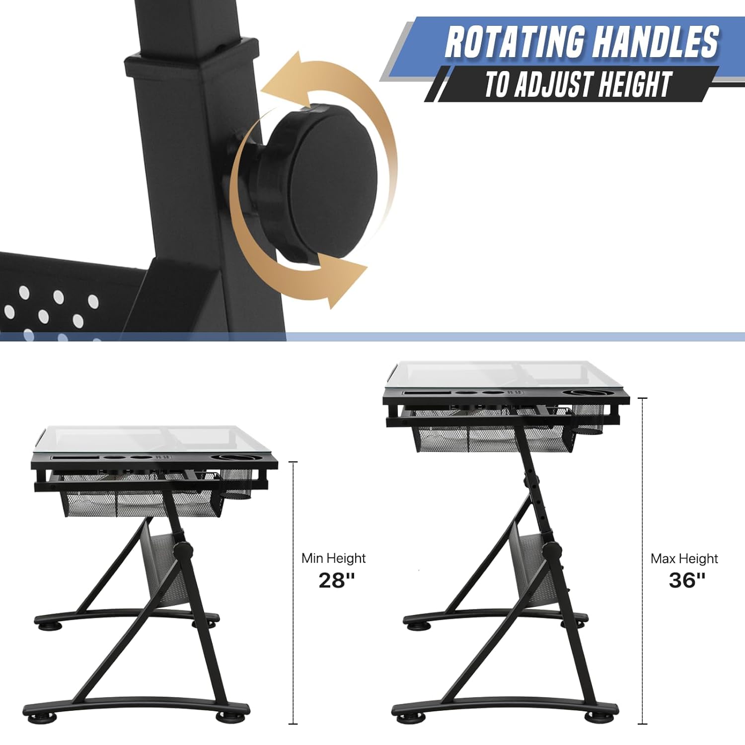 Drafting Table with Height Adj - Art & Craft Kortingscode 评论和价格