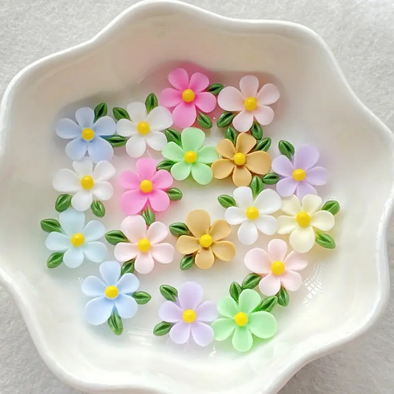 60pcs Mixed Resin Mini Colorfu - Art Craft Rose 评论和价格