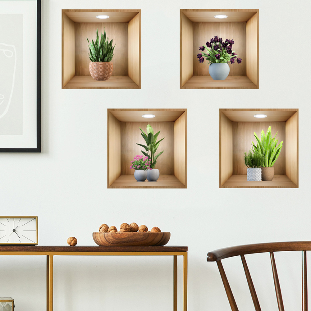 Indoor Plant Decor 3D Vinyl Ar - Art Craft Easy With Paper 评论和价格