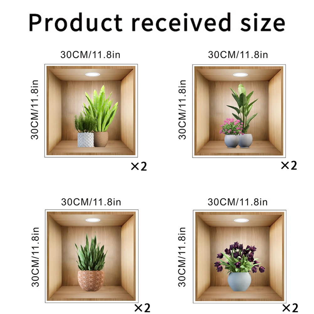 Indoor Plant Decor 3D Vinyl Ar - Art Craft Easy With Paper 评论和价格