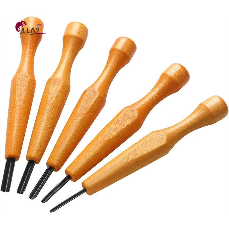 AEA9-5 Pcs Carving Tools Set - - Linocut Carving Tool 评论和价格