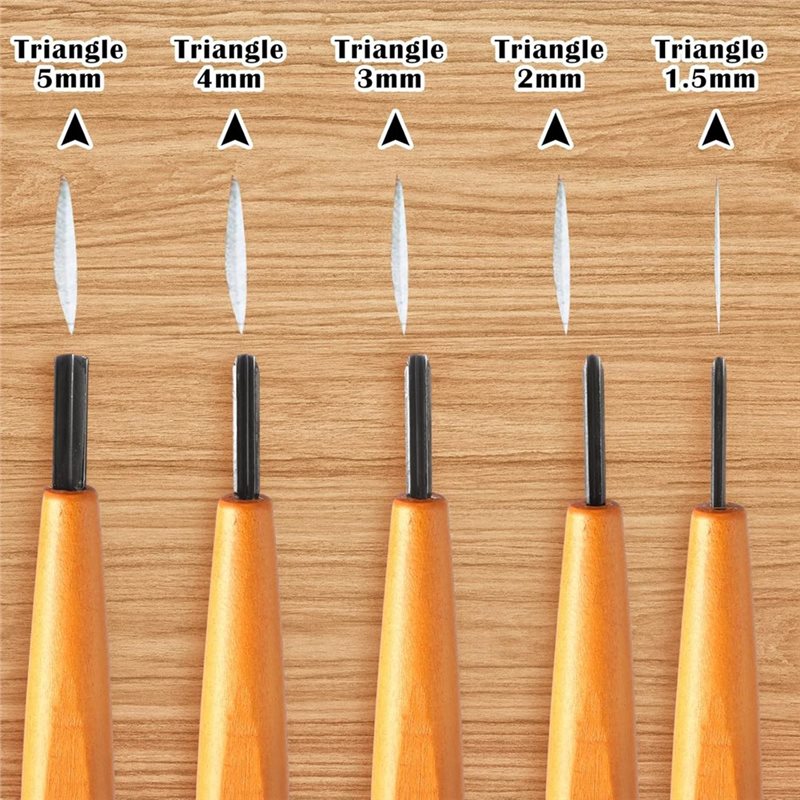 AEA9-5 Pcs Carving Tools Set - - Linocut Carving Tool 评论和价格