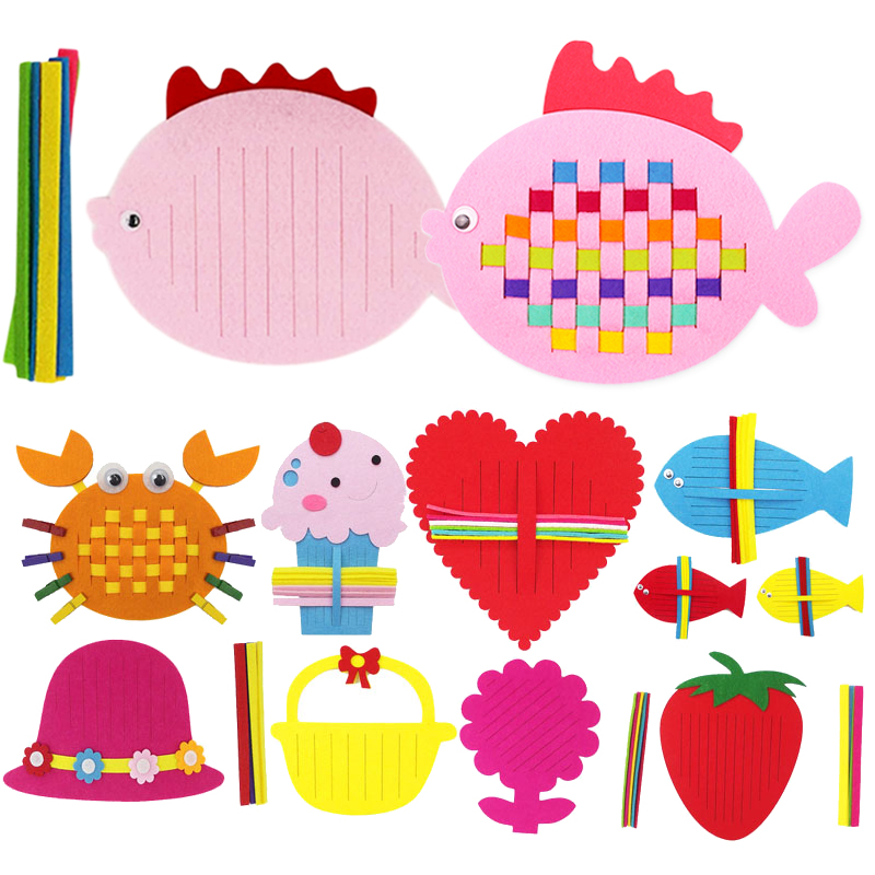 Children Handmade Weaving Toys - Art Craft Toddler 评论和价格