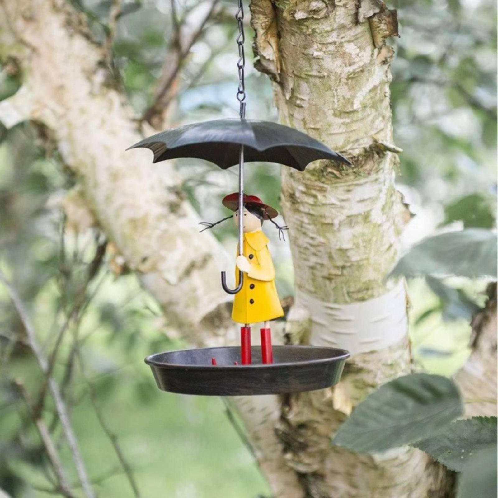 Girl with Umbrella Bird Feeder - Art Craft And 评论和价格